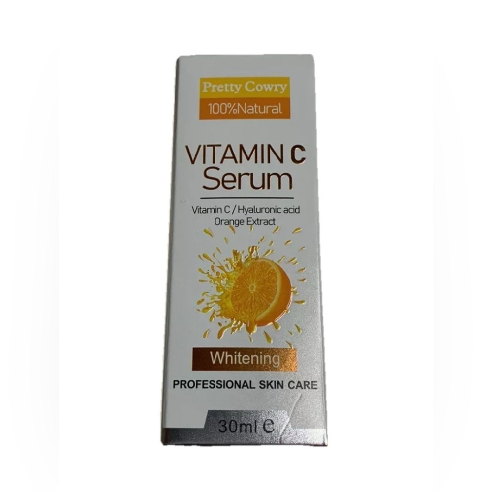 Pretty Cowry Vitamin C Brightening Serum 1 fl oz Anti Aging Hyaluronic Acid New